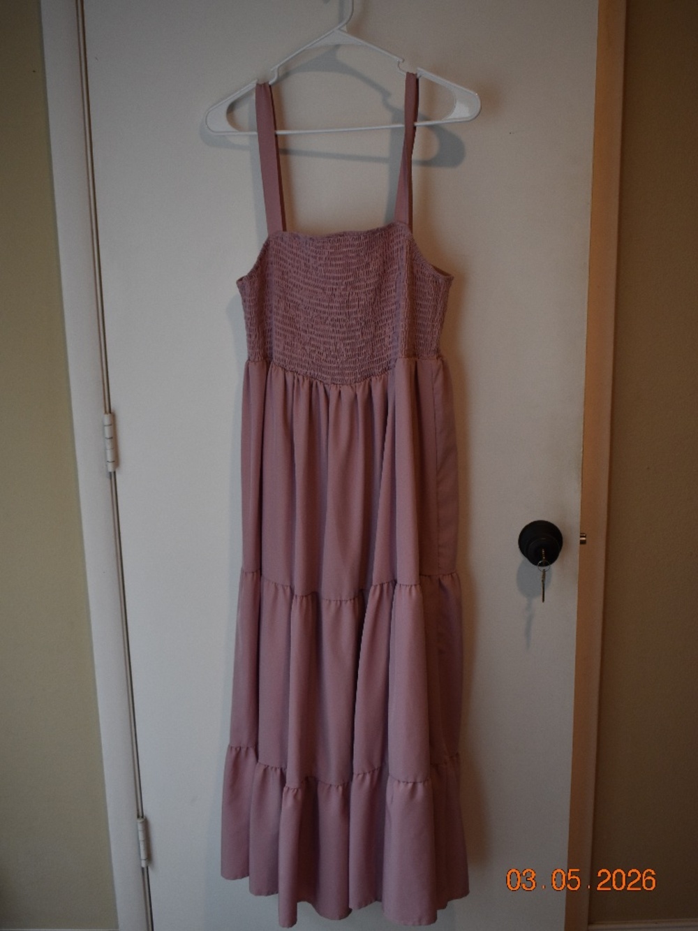 Pink Summer Dress – Size 2XL, Lightly Worn